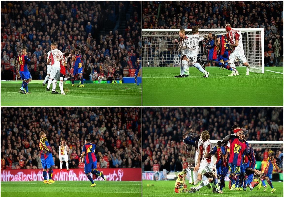 巴塞罗那VS曼联：巅峰对决，控球反击激情演绎